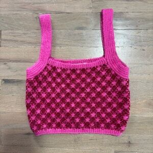 Zara Knit Cropped Tank Top Size S
